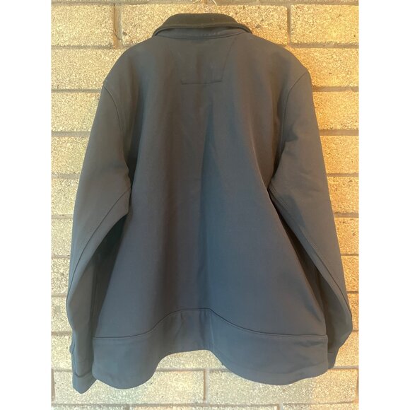 Carhartt Mens NWOT XL Rain Defender Soft Shell Jacket In Navy W Fleece Lining - Picture 9 of 11